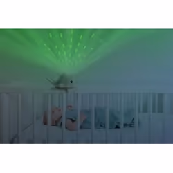 ZAZU Wally lumière de nuit pour bébé Autonome Rose, Blanc