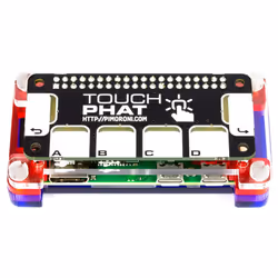 Pimoroni Touch pHAT, Contrôleur, Raspberry Pi, Raspberry Pi 3, 2, B+, A+, Zero, Zero W, Raspberry Pi, Multicolore