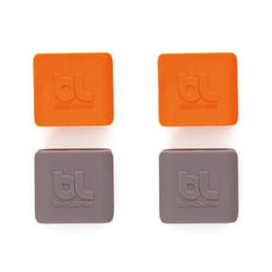 Bluelounge CableClip range-câbles et serre-câbles Gris, Orange 4 pièce(s)