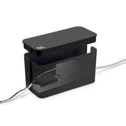 CableBox Mini Bureau Boîtier de câbles Noir