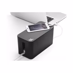 CableBox Mini Bureau Boîtier de câbles Noir