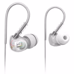 MEElectronics M6, Avec fil, Appels/Musique, 20 - 20000 Hz, 20 g, Écouteurs, Blanc