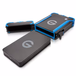 G-Technology G-DRIVE ev ATC disque dur externe 1 To Noir, Bleu