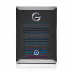G-Technology mobile Pro, 500 Go, 2,8 Gbit/s, Noir, Argent