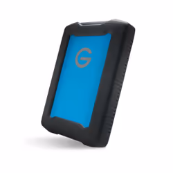 G-Technology ArmorATD, 2 To, 2.5", USB Type-C, 3.2 Gen 1 (3.1 Gen 1), 140 Mo/s, Noir, Bleu
