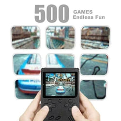 Console de Jeu Vidéo Rétro Portable pour Enfants  Mini Lecteur de Jeu Pocket TV Sortie AV500 en 1