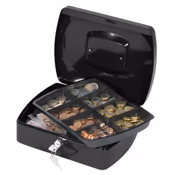 Q-CONNECT KF02603 tirelire Noir