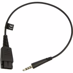 Jabra 8800-00-99, Quick Disconnect (QD), 3,5 mm, Noir