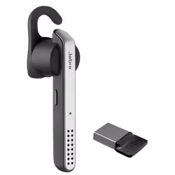 Jabra Stealth UC MS, Sans fil, Appels/Musique, 7,9 g, Casque, Noir