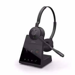 Jabra Engage 65 Stereo, Sans fil, Bureau/Centre d'appels, 40 - 16000 Hz, 83 g, Casque, Noir