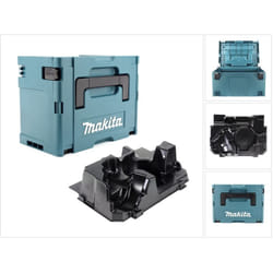 Makita MAKPAC 3 Coffret (821551-8) + Insert pour meuleuse d'angle DGA 511 513 517 (839252-4)
