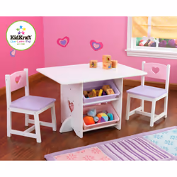 KidKraft Ensemble Table Et 2 Chaises Cœur - Vue supplémentaire 4