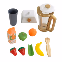 KidKraft Modern Metallics Smoothie Set, Kit de cuisine pour enfants, 3 an(s), 12 pièce(s)