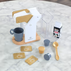KidKraft Modern Metallics Coffee Set, Kit de cuisine pour enfants, 3 an(s), 11 pièce(s)