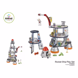 KidKraft Fusée, Jeu de construction, 3 an(s), Bois, 1 pièce(s), 4 kg