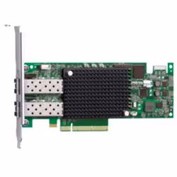 Broadcom LPE16002B-M6, Interne, Avec fil, PCI Express, Fibre, 1600 Mbit/s, Noir, Vert, Gris