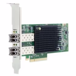 Broadcom LPE35002-M2, Interne, Avec fil, PCI Express, Fibre, 3200 Mbit/s, Vert, Gris