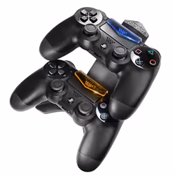 PDP Energizer 2X Manettes de jeu Noir, Transparent Secteur Intérieure