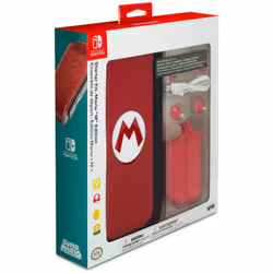 PDP 500-022-EU, Valise de transport, Nintendo Switch, Noir, Rouge, Blanc, Switch, Ampoule, 1 pièce(s)