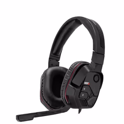PDP Afterglow LVL 6 +, Avec fil, Jouer, Casque, Noir, Rouge