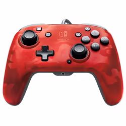 PDP Faceoff Deluxe+ Audio, Manette de jeu, Nintendo Switch, Croix directionnelle, Bouton d'accueil, Analogique/Numérique, Ave ...