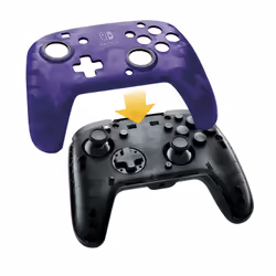 PDP Faceoff Deluxe+ Audio Camouflage, Violet USB Manette de jeu Analogique/Numérique Nintendo Switch, Nintendo Switch Lite, Nintendo Switch OLED - Vue supplémentaire 4