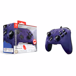 PDP Faceoff Deluxe+ Audio Camouflage, Violet USB Manette de jeu Analogique/Numérique Nintendo Switch, Nintendo Switch Lite, Nintendo Switch OLED - Vue supplémentaire 6
