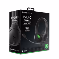 PDP Casque filaire AIRLITE: Noir Pour Xbox Series X|S, Xbox One, et Windows 10/11 PC - Vue supplémentaire 9