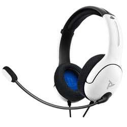 PDP Casque filaire AIRLITE: Frost White Pour PlayStation 5 et PlayStation 4