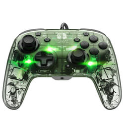PDP Afterglow Deluxe+ Transparent USB Manette de jeu Analogique/Numérique Nintendo Switch, Nintendo Switch OLED