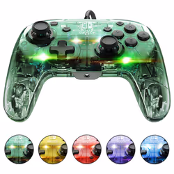 PDP Afterglow Deluxe+ Transparent USB Manette de jeu Analogique/Numérique Nintendo Switch, Nintendo Switch OLED - Vue supplémentaire 5