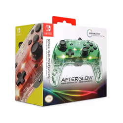 PDP Afterglow Deluxe+ Transparent USB Manette de jeu Analogique/Numérique Nintendo Switch, Nintendo Switch OLED - Vue supplémentaire 7