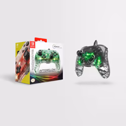 PDP Afterglow Deluxe+ Transparent USB Manette de jeu Analogique/Numérique Nintendo Switch, Nintendo Switch OLED - Vue supplémentaire 8