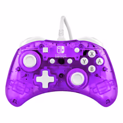 PDP Rock Candy, Manette de jeu, Nintendo Switch, Croix directionnelle, Touche Menu, Analogique/Numérique, Avec fil, USB