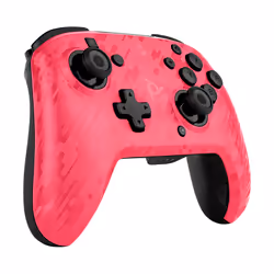 PDP Faceoff Deluxe Noir, Rose Bluetooth Joystick Analogique/Numérique Nintendo Switch