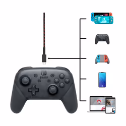 PDP 500-211-EU câble USB 2,4 m USB A USB C Noir, Rouge - Vue supplémentaire 4