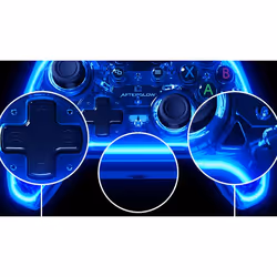 PDP Afterglow Noir, Bleu, Transparent USB Manette de jeu Analogique/Numérique Xbox One, Xbox Series S, Xbox Series X - Vue supplémentaire 11