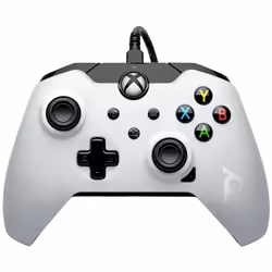 PDP 049-012-EU-WH, Manette de jeu, Xbox Series X, Croix directionnelle, Touche Partage, Analogique/Numérique, Avec fil, USB