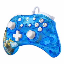 PDP Rock Candy: Berry Brave Link Bleu, Translucide USB Manette de jeu Analogique/Numérique Nintendo Switch, Nintendo Switch Lite, Nintendo Switch OLED - Vue supplémentaire 4