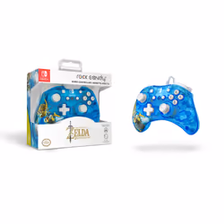 PDP Rock Candy: Berry Brave Link Bleu, Translucide USB Manette de jeu Analogique/Numérique Nintendo Switch, Nintendo Switch Lite, Nintendo Switch OLED - Vue supplémentaire 8