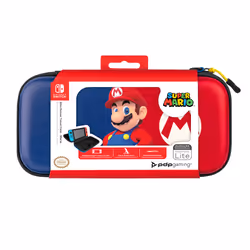 PDP Slim Deluxe: Power Pose Mario Boîtier robuste Nintendo Bleu, Rouge