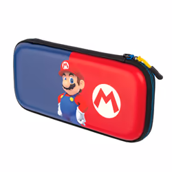 PDP Slim Deluxe: Power Pose Mario Boîtier robuste Nintendo Bleu, Rouge - Vue supplémentaire 5