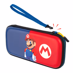 PDP Slim Deluxe: Power Pose Mario Boîtier robuste Nintendo Bleu, Rouge - Vue supplémentaire 7