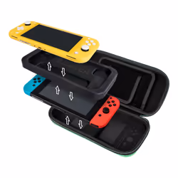 PDP Slim Deluxe: Animal Crossing Tom Nook Boîtier robuste Nintendo Bleu, Vert - Vue supplémentaire 12