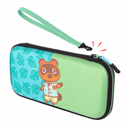 PDP Slim Deluxe: Animal Crossing Tom Nook Boîtier robuste Nintendo Bleu, Vert - Vue supplémentaire 6