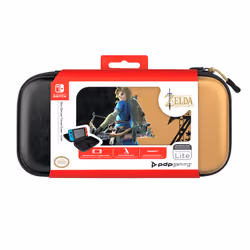 PDP Slim Deluxe: Hyrule Hero Link Boîtier robuste Nintendo Noir, Or - Vue supplémentaire 3