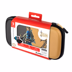 PDP Slim Deluxe: Hyrule Hero Link Boîtier robuste Nintendo Noir, Or - Vue supplémentaire 6