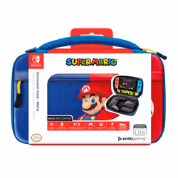 PDP Commuter: Power Pose Mario Boîtier robuste Nintendo Bleu, Rouge