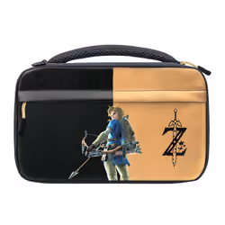 PDP Commuter: Hyrule Hero Link, Boîtier robuste, Nintendo, Noir, Marron, Nintendo Switch, Nintendo Switch Lite, Résistant à l ...