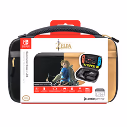 PDP Commuter: Hyrule Hero Link Boîtier robuste Nintendo Noir, Marron